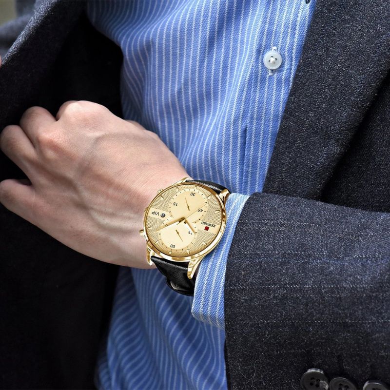Luxury Chronograph Durable Quartz Watch