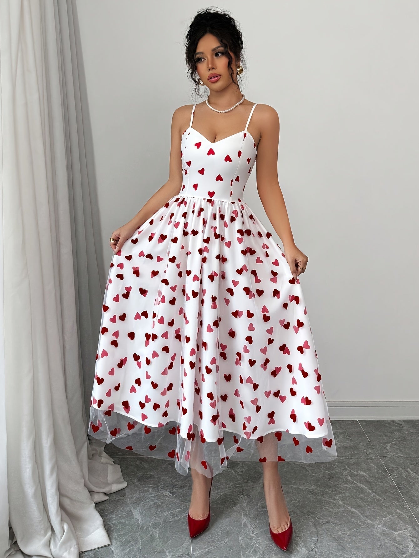 Amora Heart Slip Dress