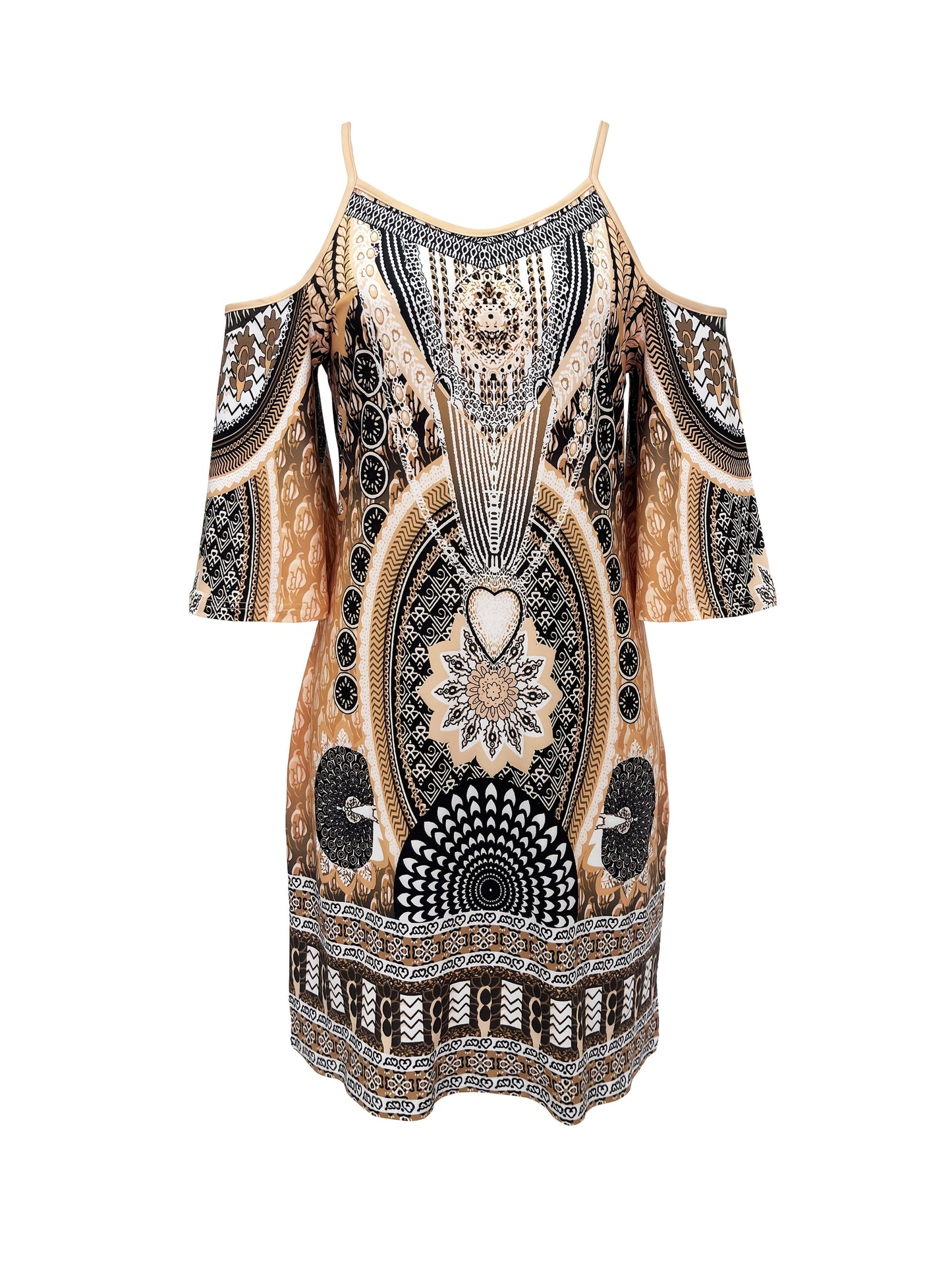 Ophelia | Bohemian Printed Tunic Dress