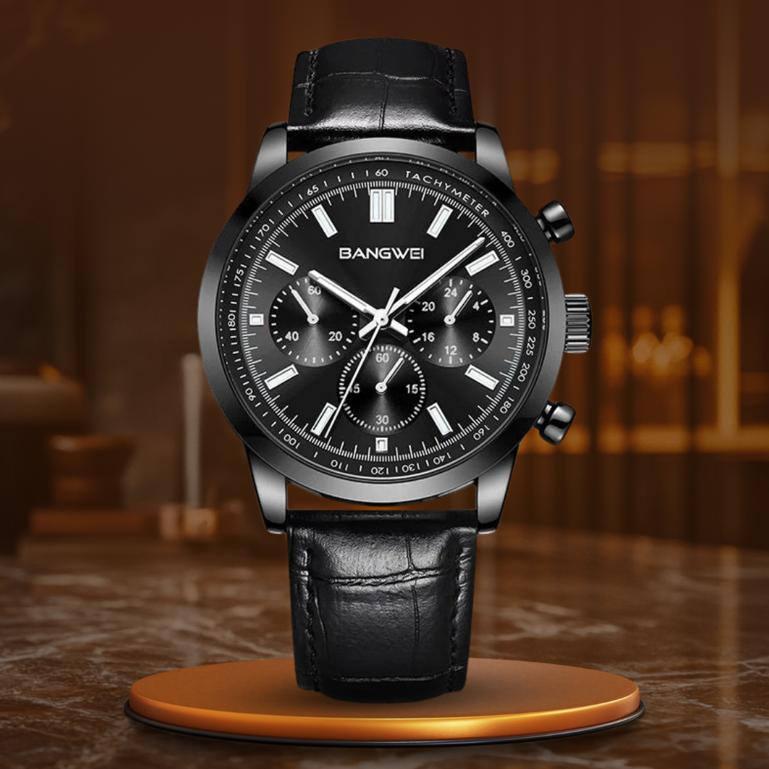 Casual Sport Military Business Leather Quartz Watch