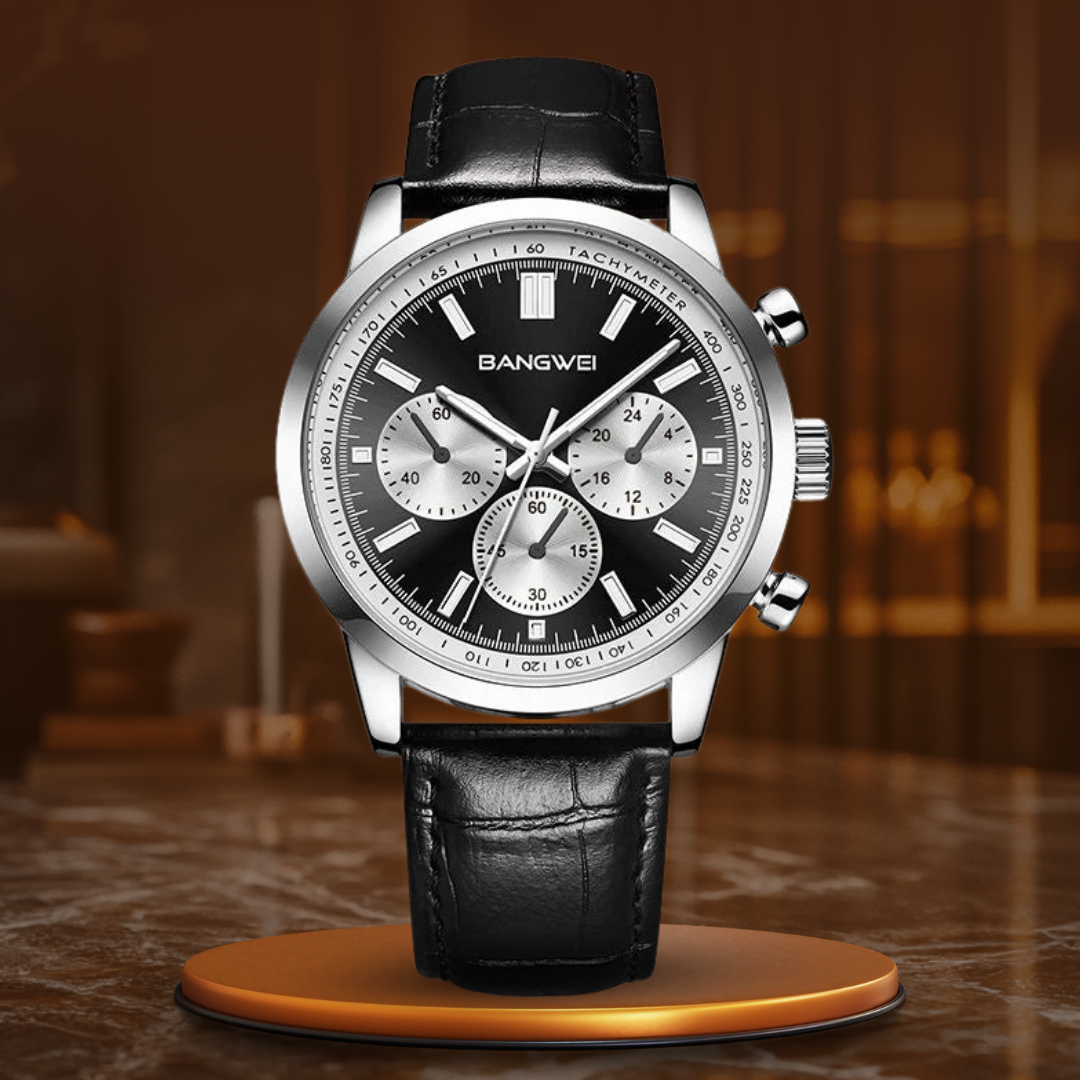 Casual Sport Military Business Leather Quartz Watch