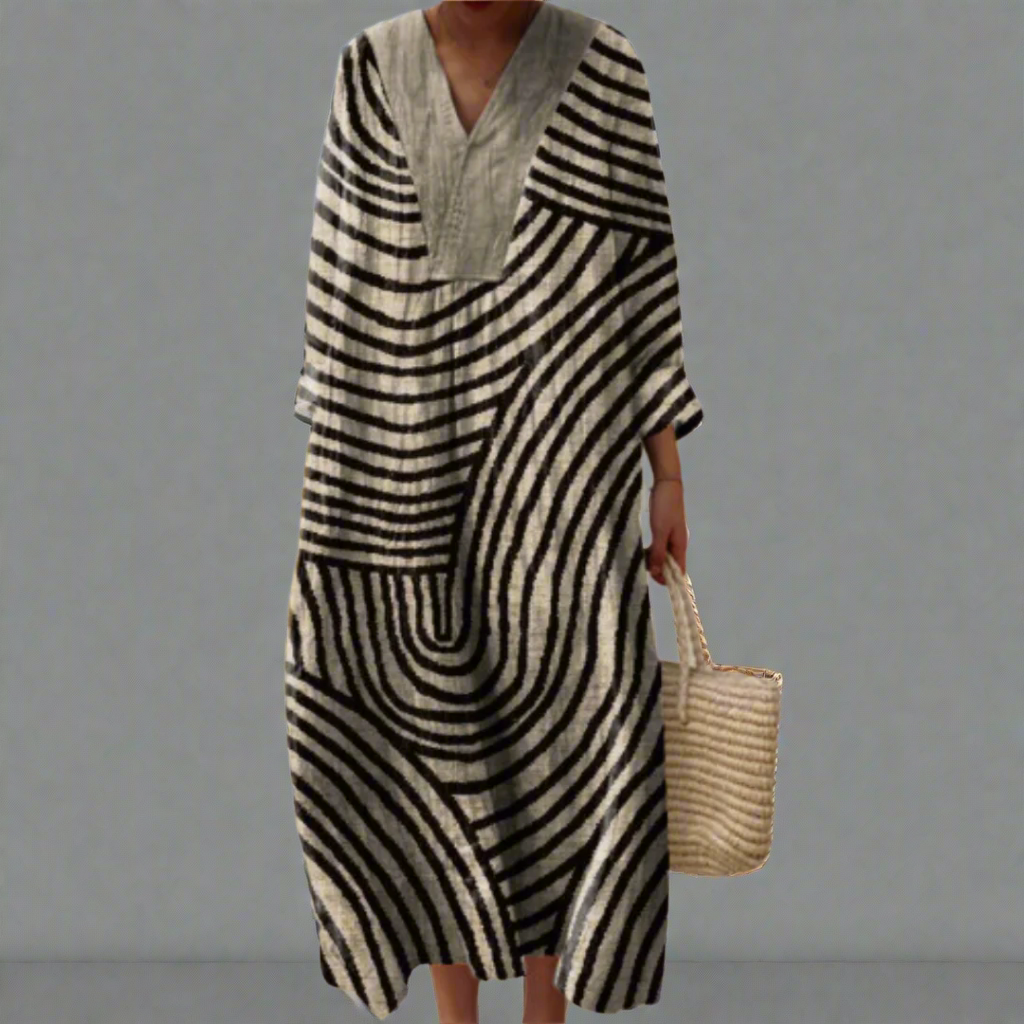 Abigail - Stylish Geometric Dress