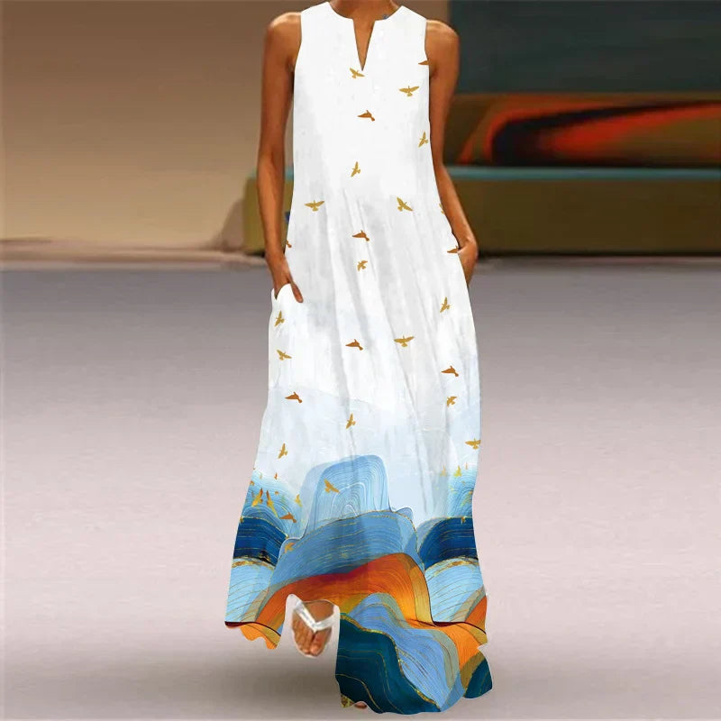 Aurelia™ Butterfly Bloom A-Line Dress