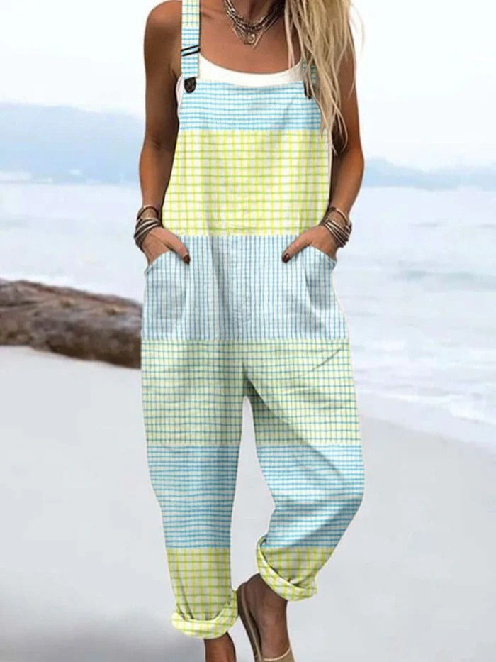 Elly - Breezy Vintage-Inspired Jumpsuit
