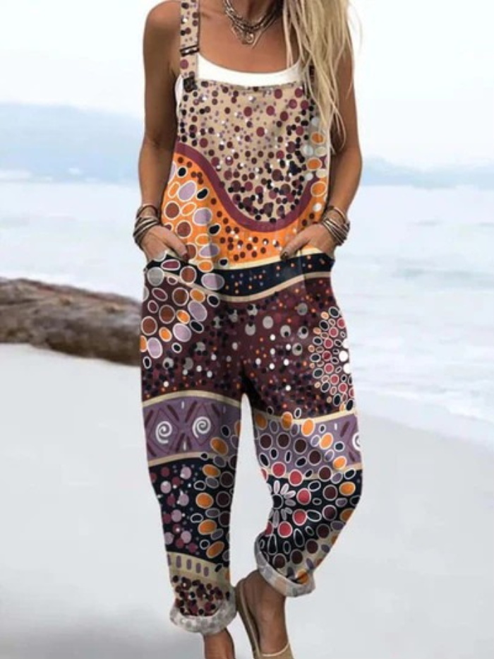 Katherina - Retro Artistic Overalls