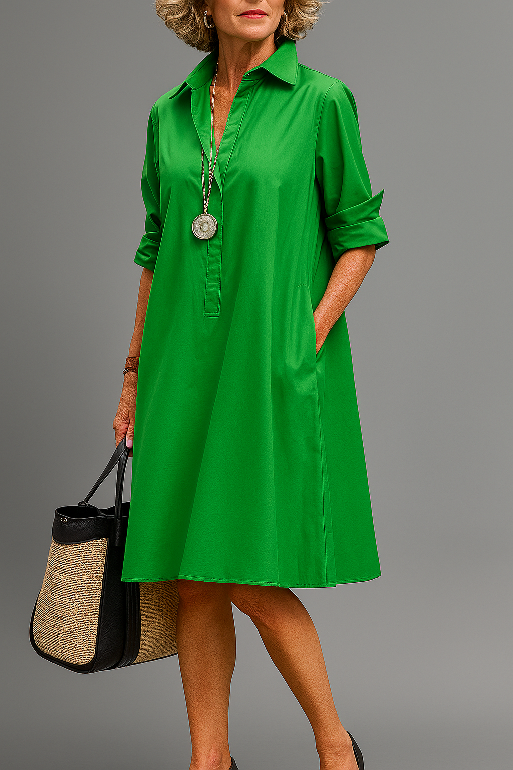 Bernadette – Elegant Midi Dress with Timeless Charm
