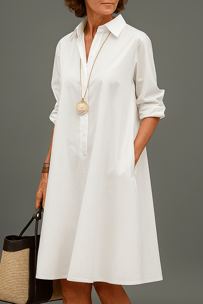 Waltraud – Elegant Premium Midi Dress for Timeless Style