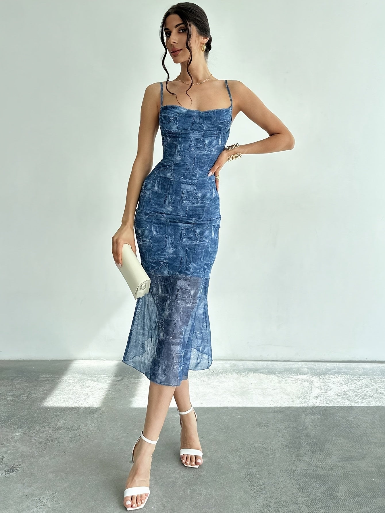 Solara Mesh Strap Dress