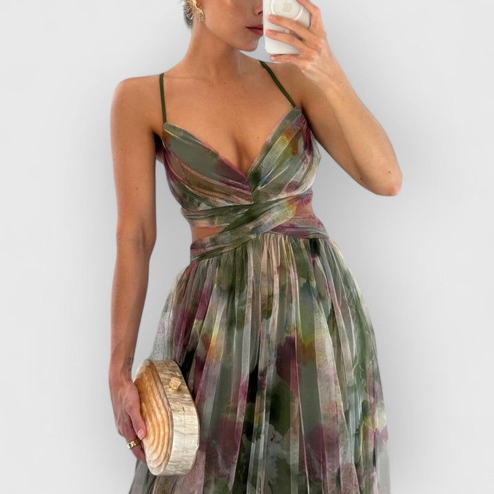 Verity | Floral Flow Maxi Inspired by Nature’s Poise