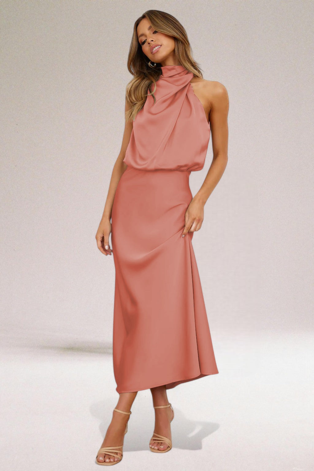 Aubrey - Satin Glamour Dress
