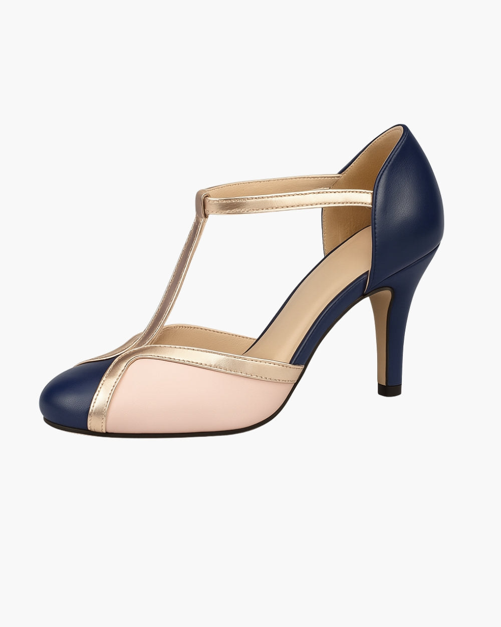 Rosini – Retro Sandals with Mid Heel