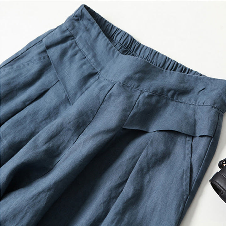 Michelle I Casual Wide-Leg Trousers