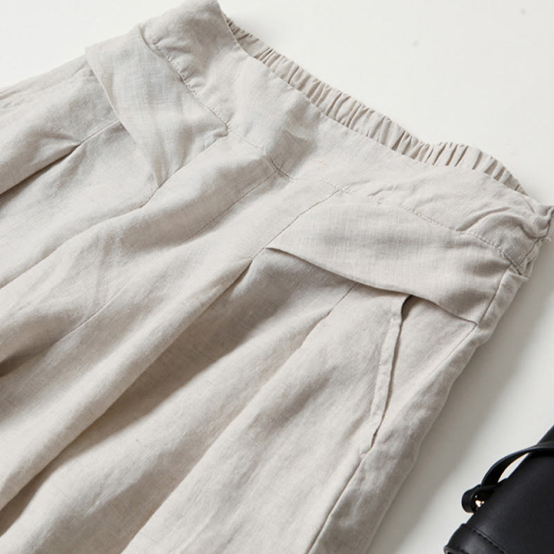 Michelle I Casual Wide-Leg Trousers