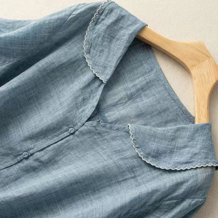Aria | Cotton Half-Sleeve Shirt