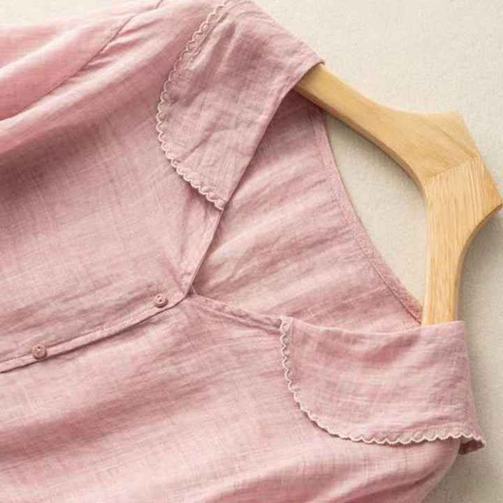 Aria | Cotton Half-Sleeve Shirt