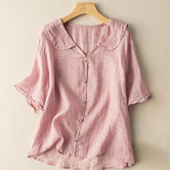 Aria | Cotton Half-Sleeve Shirt