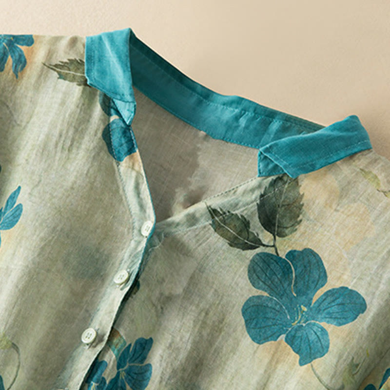 Noemi | Striped Linen Shirt Dress for Breezy Summer Days