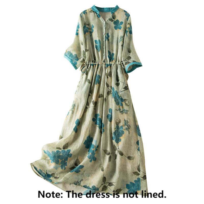 Noemi | Striped Linen Shirt Dress for Breezy Summer Days