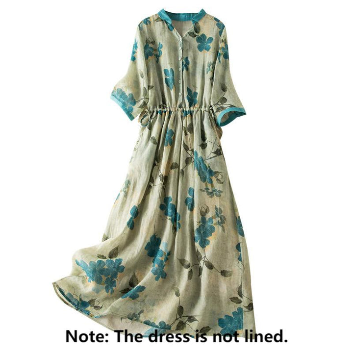 Noemi | Striped Linen Shirt Dress for Breezy Summer Days