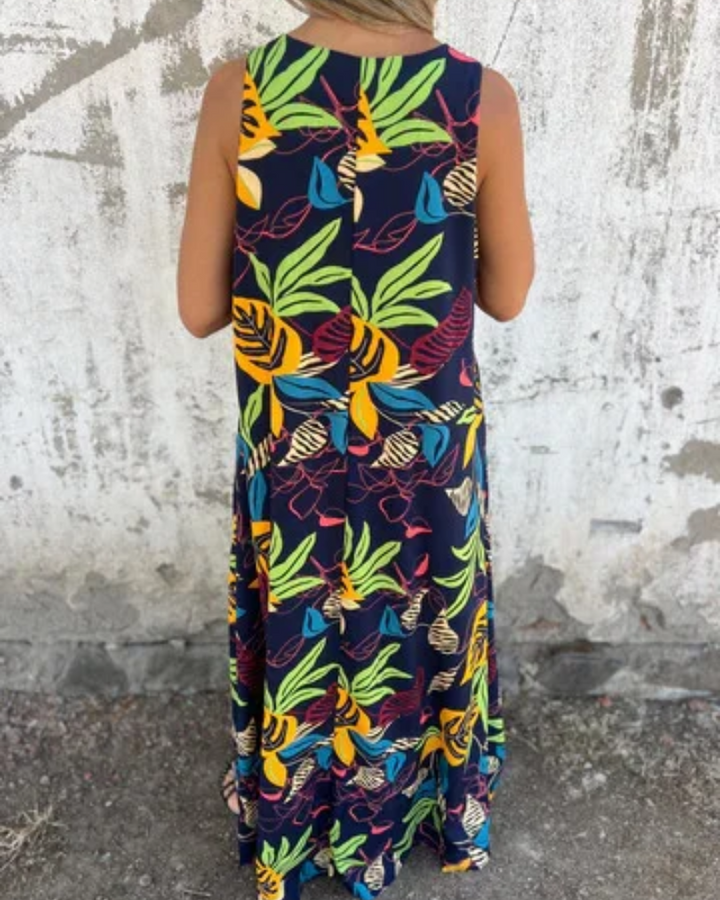 Luna - Floral Dress With Handmade Details