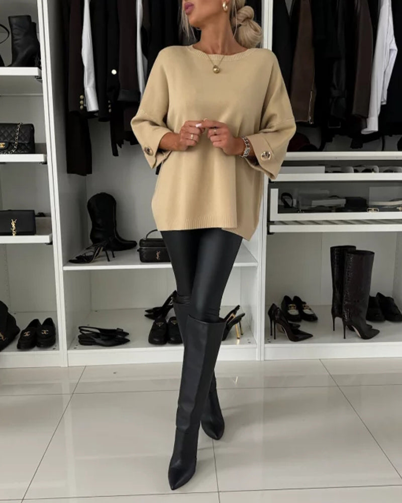 Isabella™ - Elegant Knit Blouse