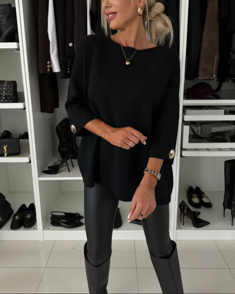 Isabella™ - Elegant Knit Blouse