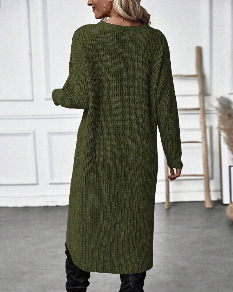 Lotte I Asymmetric Knitted Dress