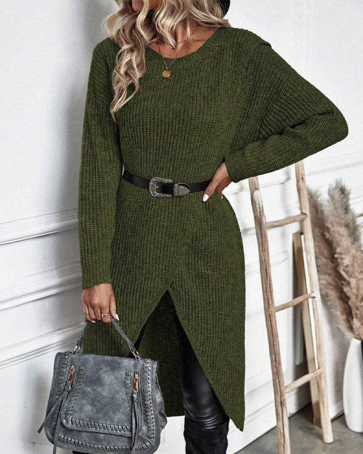 Lotte I Asymmetric Knitted Dress