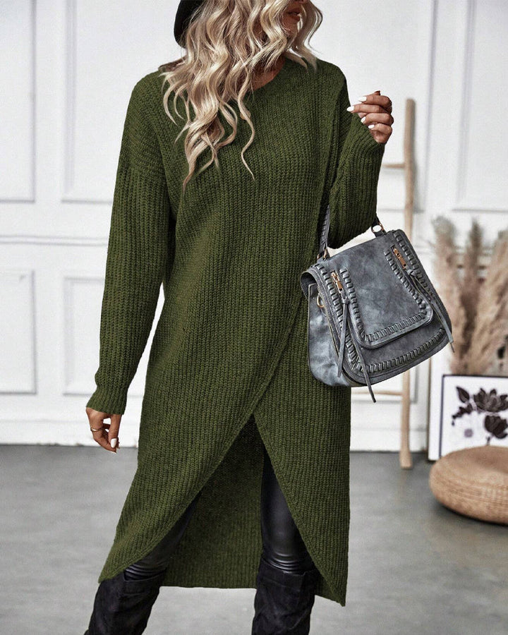 Lotte I Asymmetric Knitted Dress