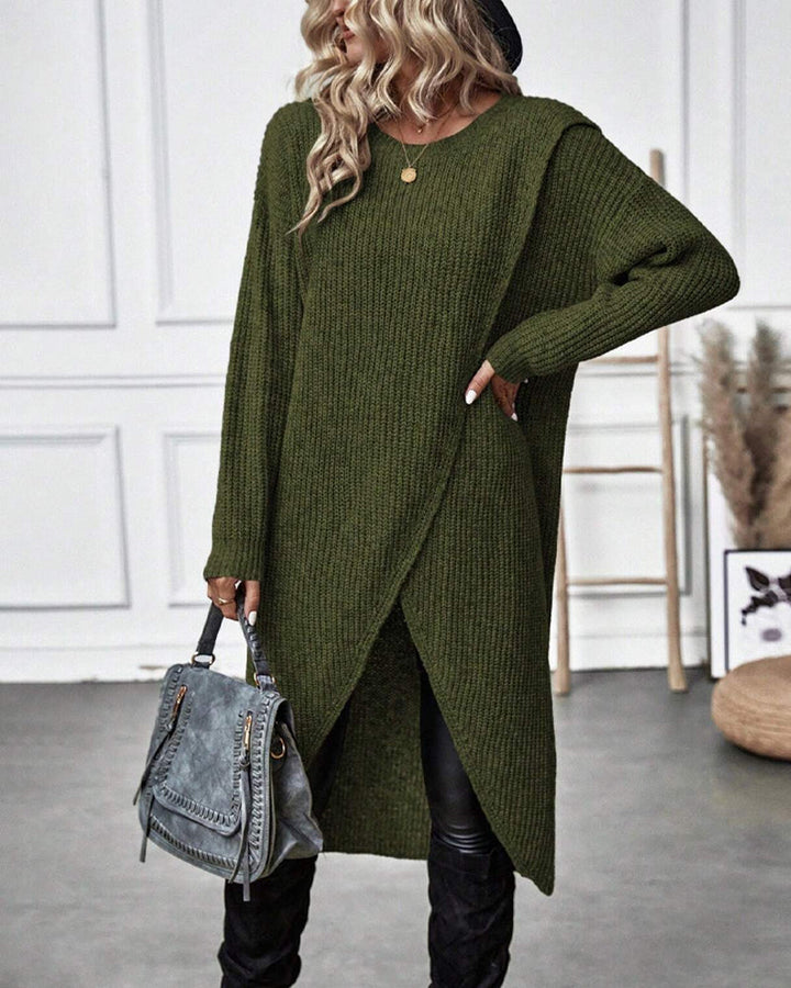 Lotte I Asymmetric Knitted Dress