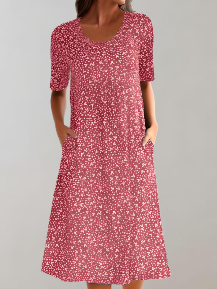 Mira – Breezy Floral Midi with Pockets