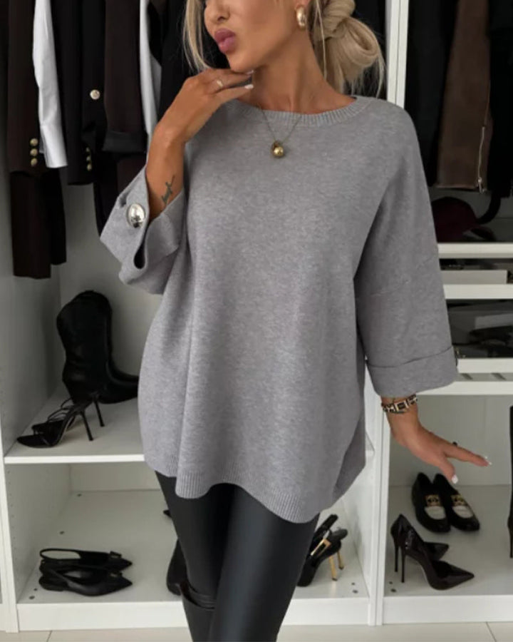 Isabella™ - Elegant Knit Blouse