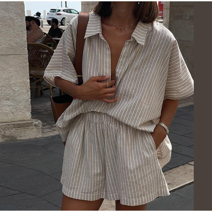 Zoe™ - Chic Striped Set