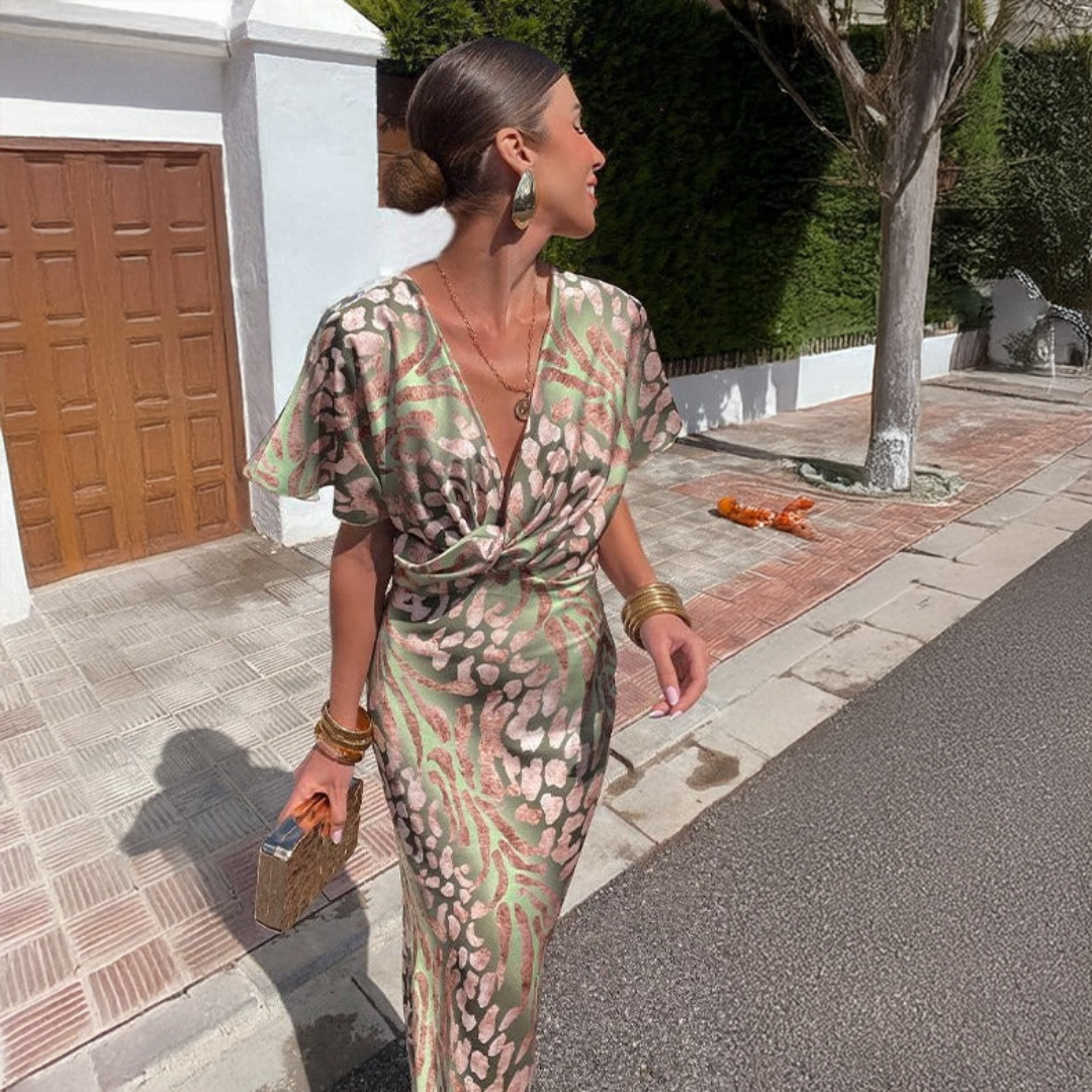 Geneva | Sophisticated Draped Dress