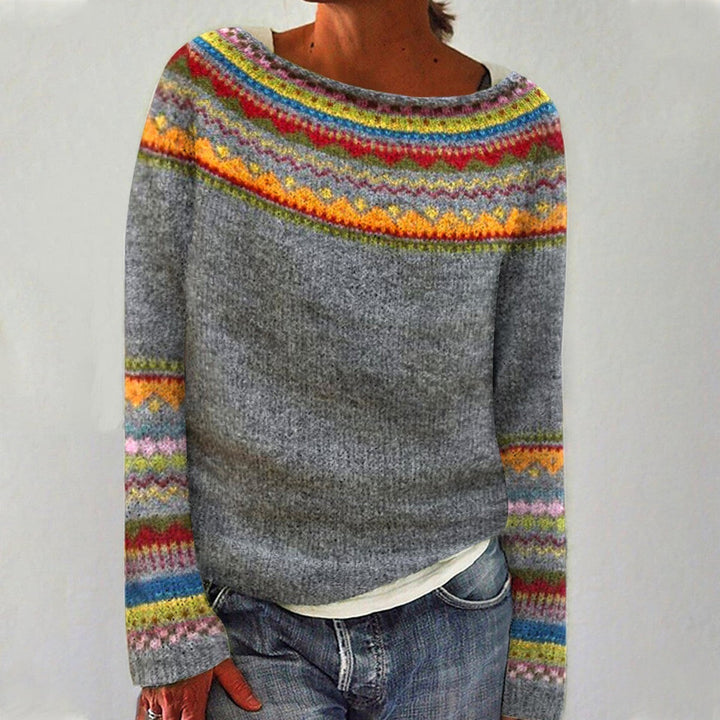 Pierina - Comfortable Nordic Sweater