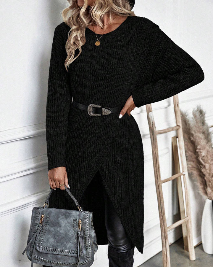 Lotte I Asymmetric Knitted Dress