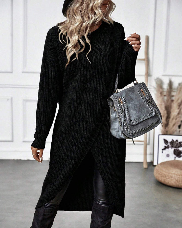 Lotte I Asymmetric Knitted Dress