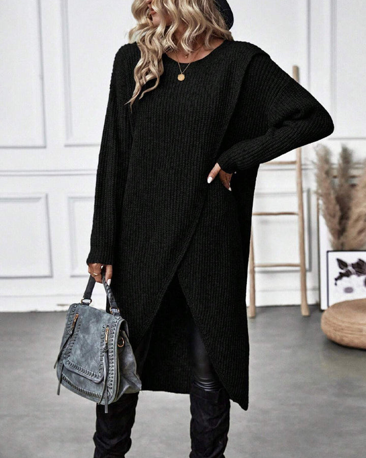 Lotte I Asymmetric Knitted Dress