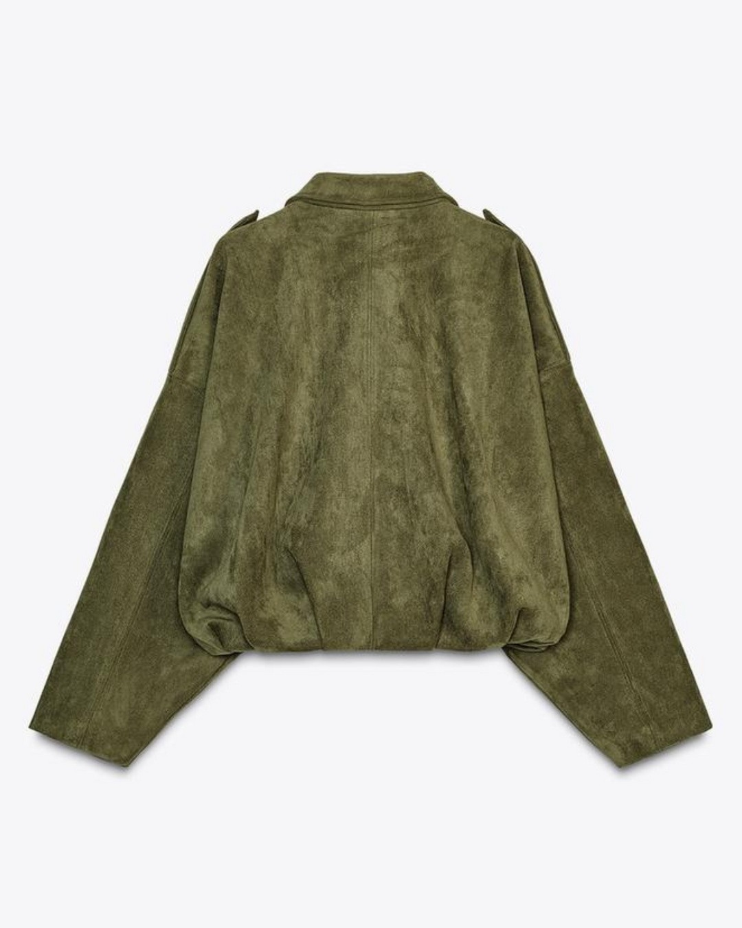 Ella™ - Suede Bomber Jacket