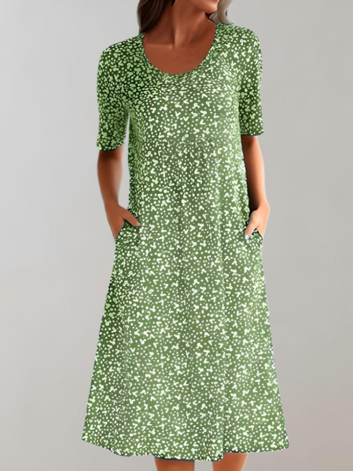 Mira – Breezy Floral Midi with Pockets