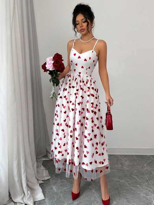 Amora Heart Slip Dress