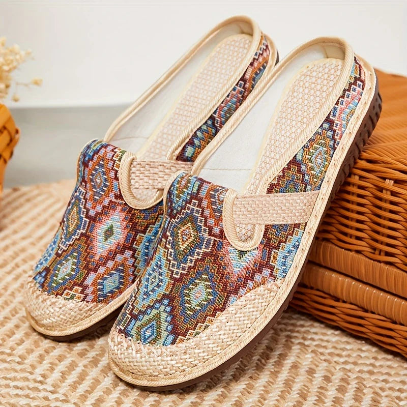 Avery™ - Retro Plaid Slip-On Loafers