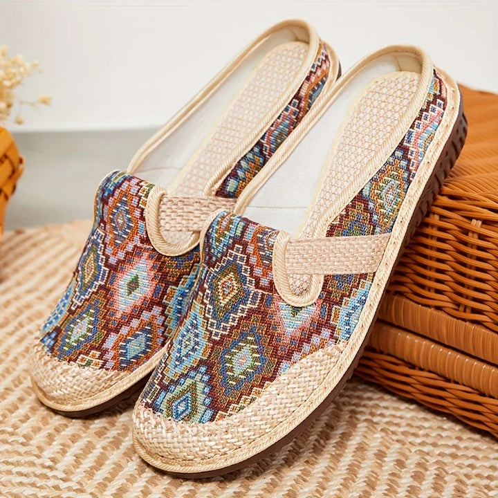 Avery™ - Retro Plaid Slip-On Loafers