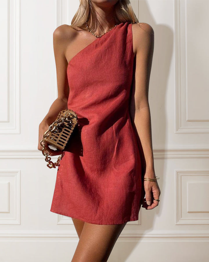 Aria - Halter Mini Dress