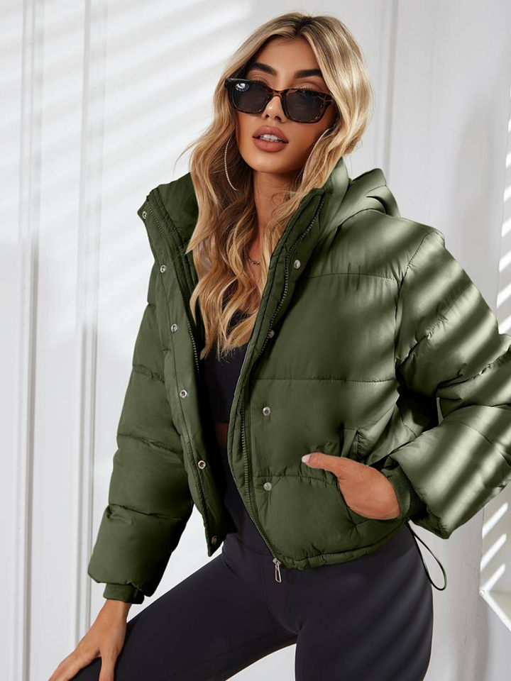 Tamara I Cropped Puffer Jacket with Hood