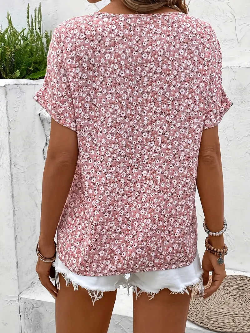 Brigitte – charming floral blouse