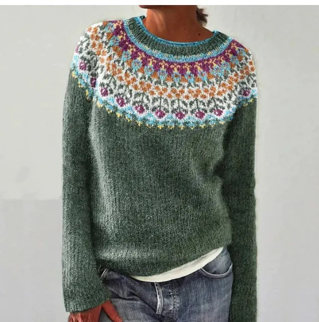 Pierina - Comfortable Nordic Sweater