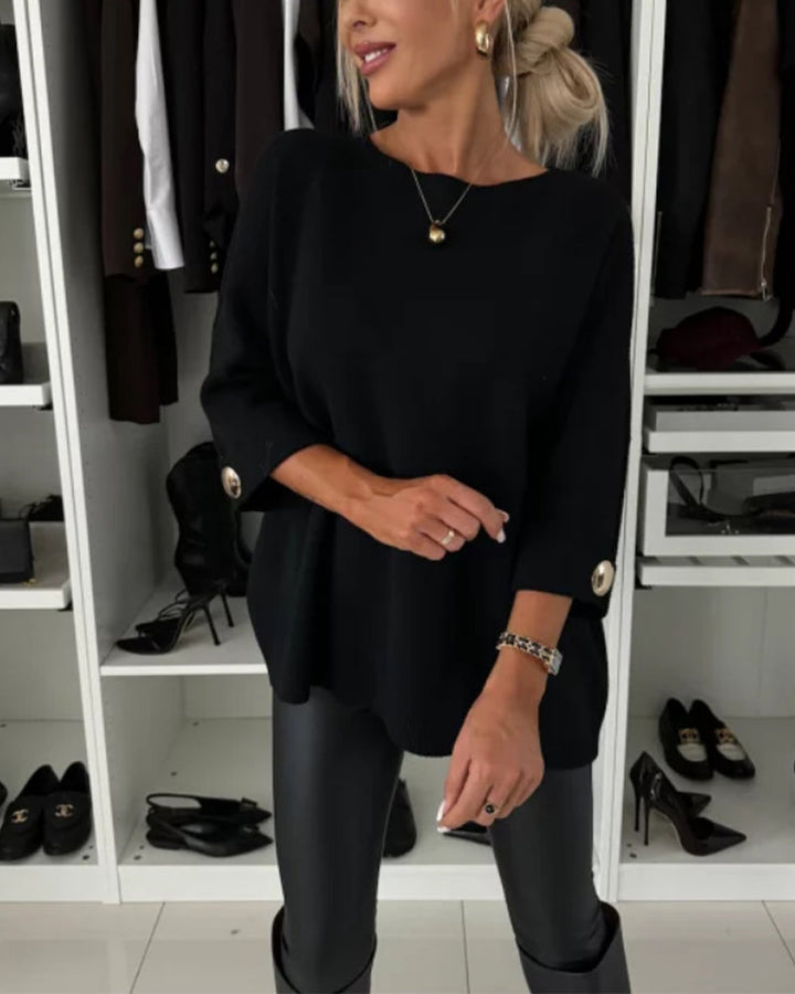 Isabella™ - Elegant Knit Blouse