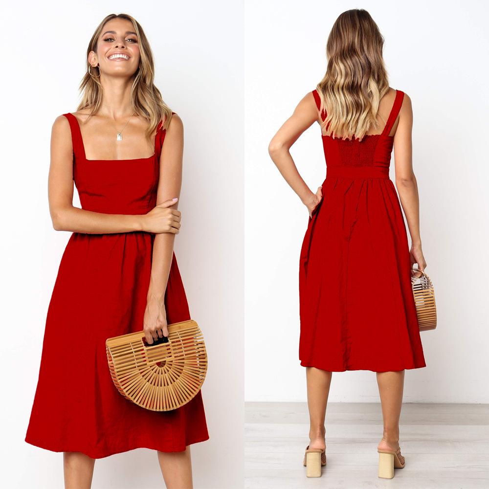 Anna - Timeless Square Neck Dress