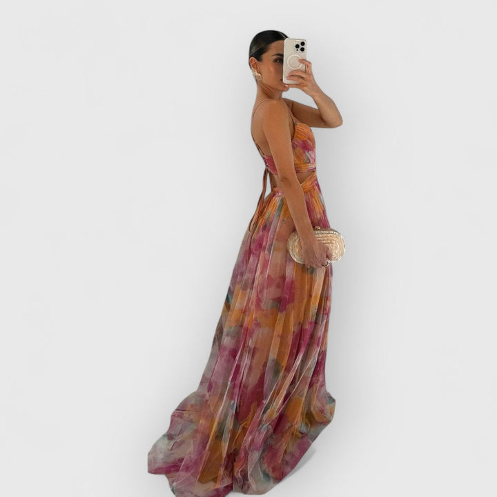 Verity | Floral Flow Maxi Inspired by Nature’s Poise